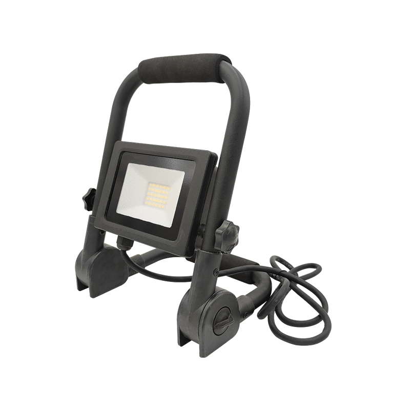 高流明 IP65 防水便携式 LED 工作灯带支架手柄 10W/20W/30W/50W 带电线和铝