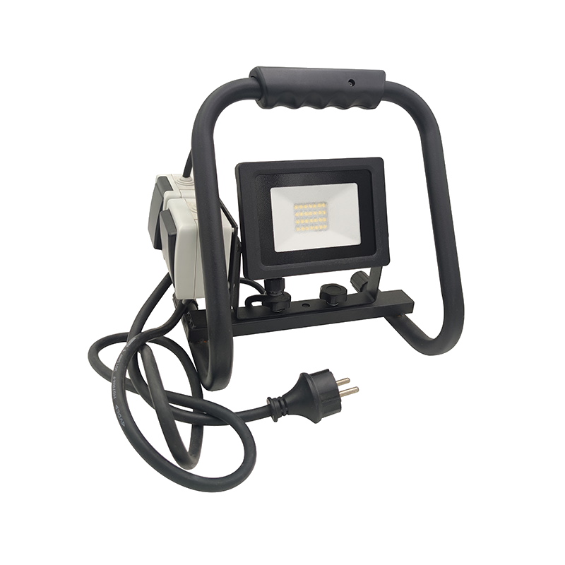 20W/30W/50W高亮度工作灯便携式LED泛光地面户外灯带插座